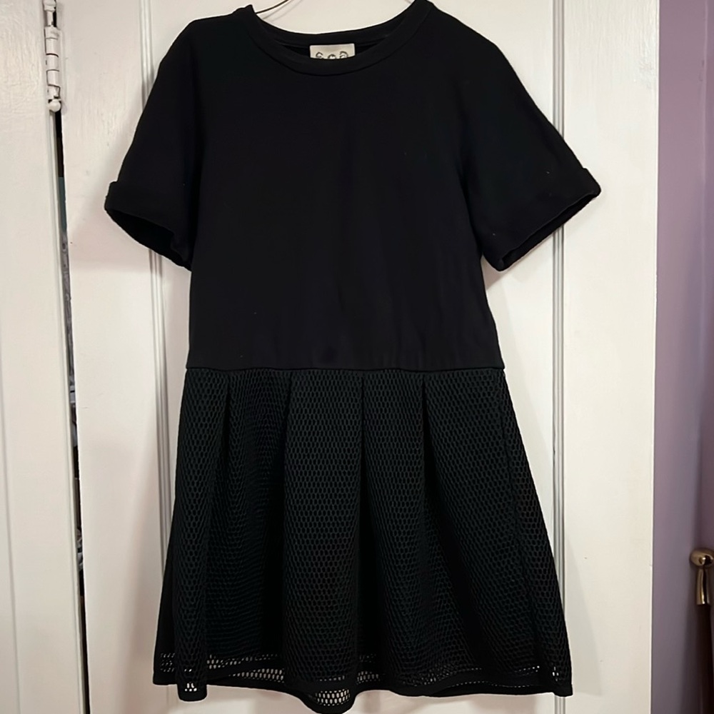 Sea New York Pleated Mesh Dress
